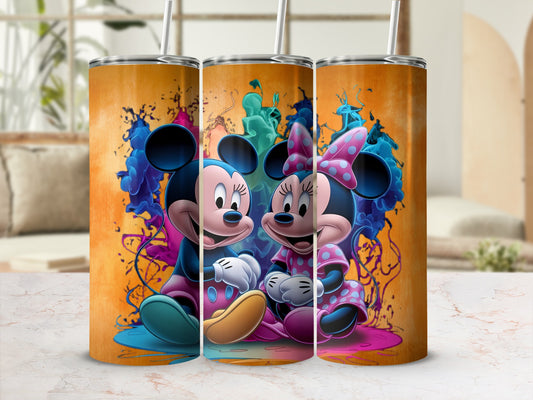 Cute Cartoon Characters Colorful Tumbler Cup