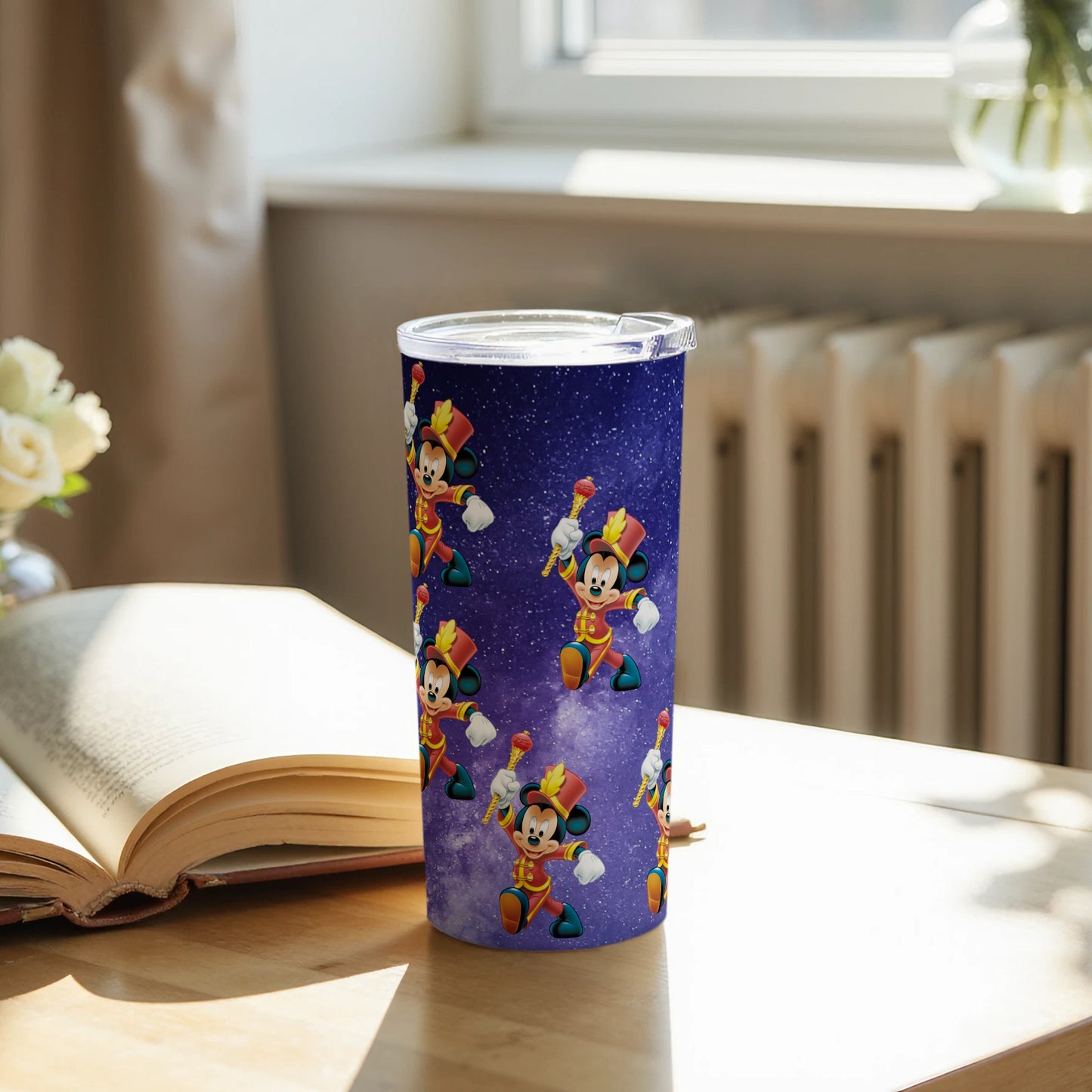 Mickey Mouse Starry Background Tumbler Cup