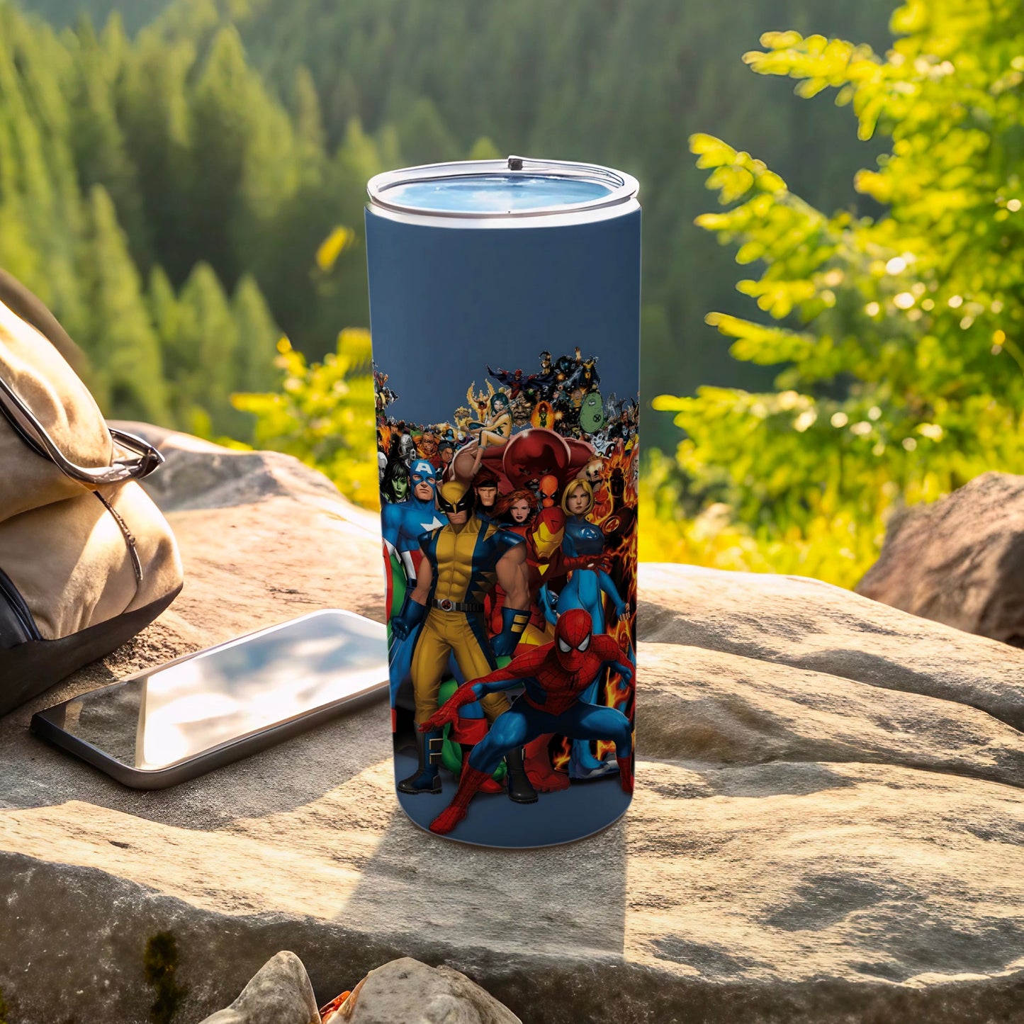 Marvel Superheroes Insulated Travel Tumbler Cup