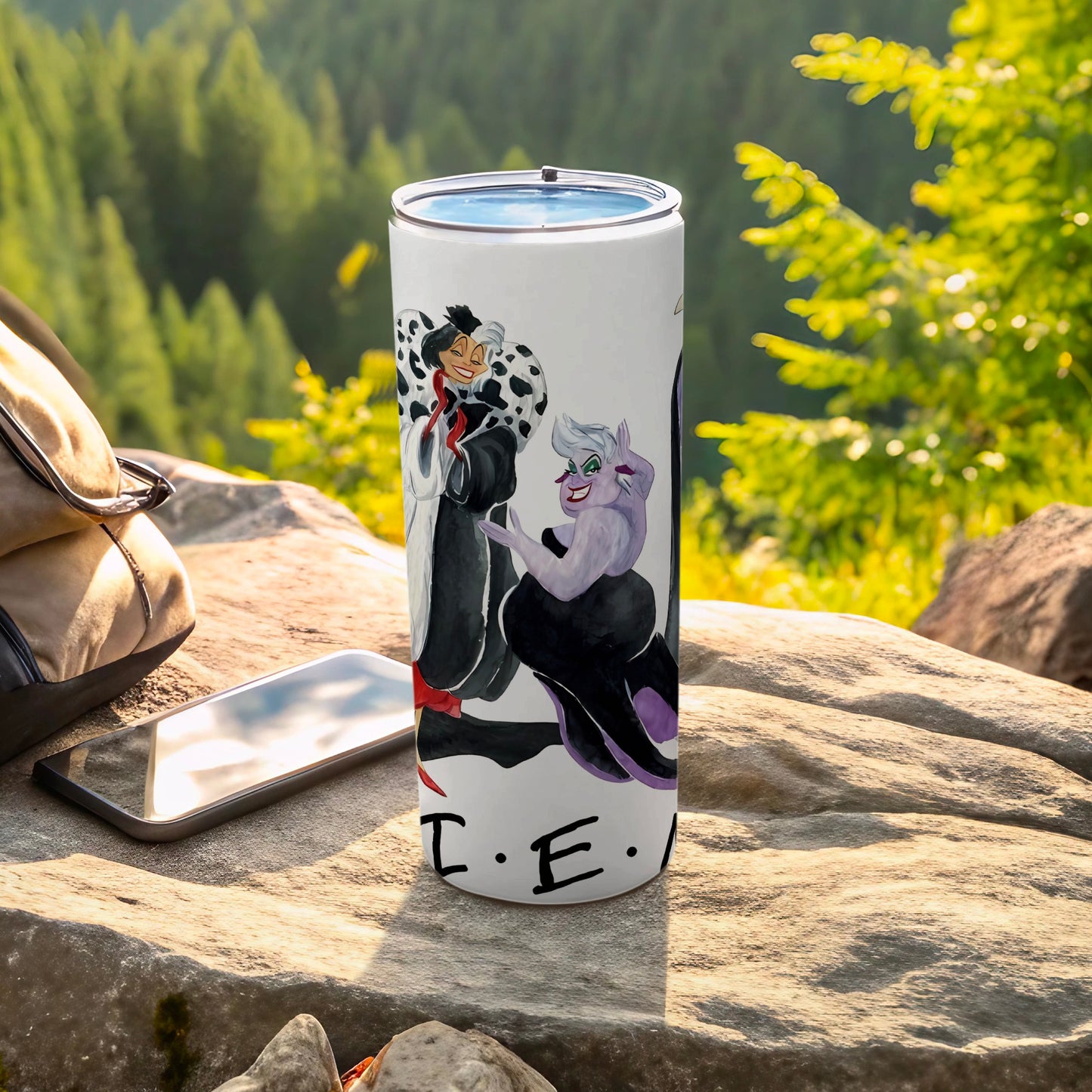 Villain Characters Design on Outdoor Tumbler