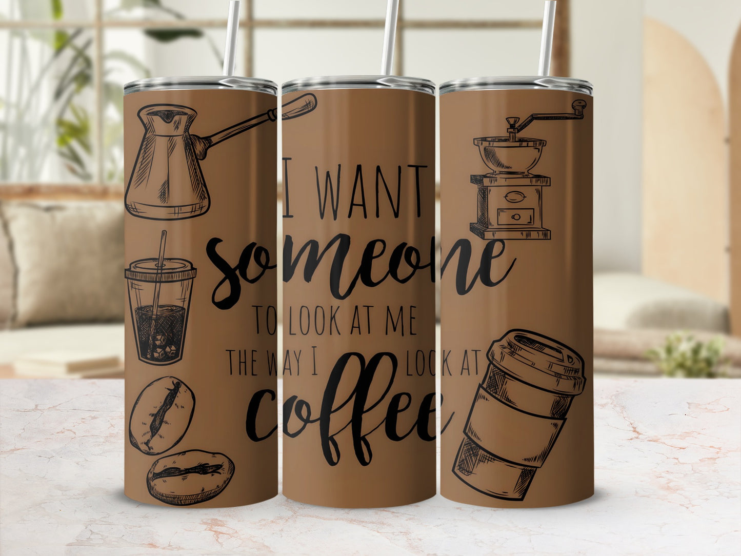 I Want Someone To Look At Me Coffee Tumbler Cup