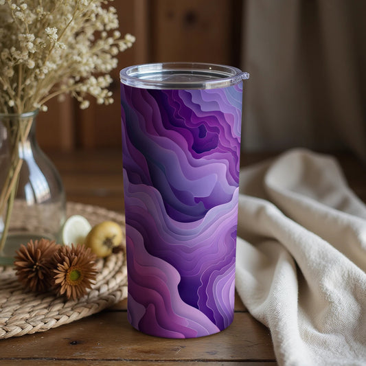 Elegant Purple Gradient Tumbler Perfect for Everyday Use