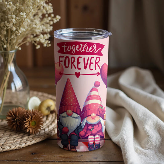Together Forever Gnome Design Tumbler Product