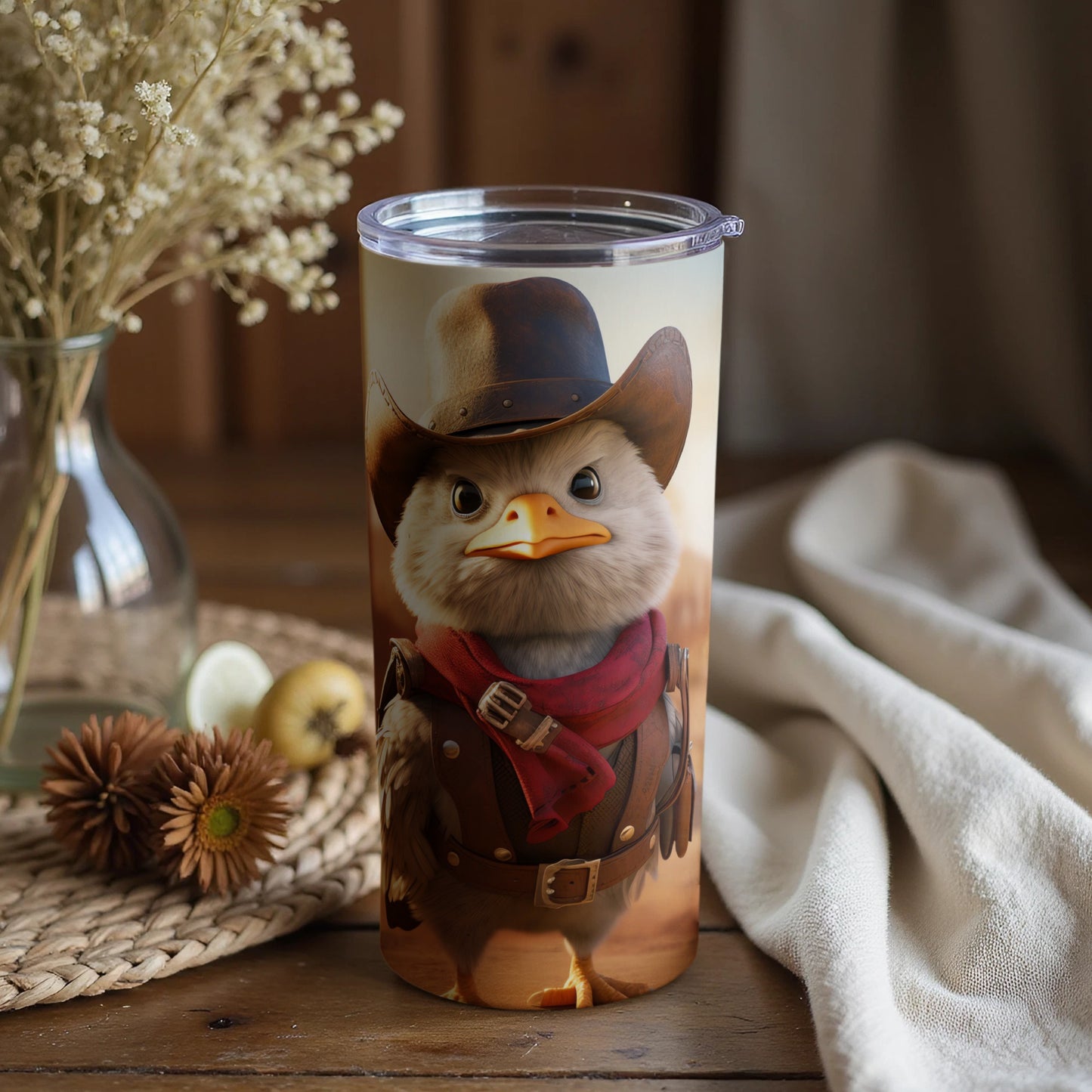 Cowboy Chick Desert Scene Adorable Western Bird product type
