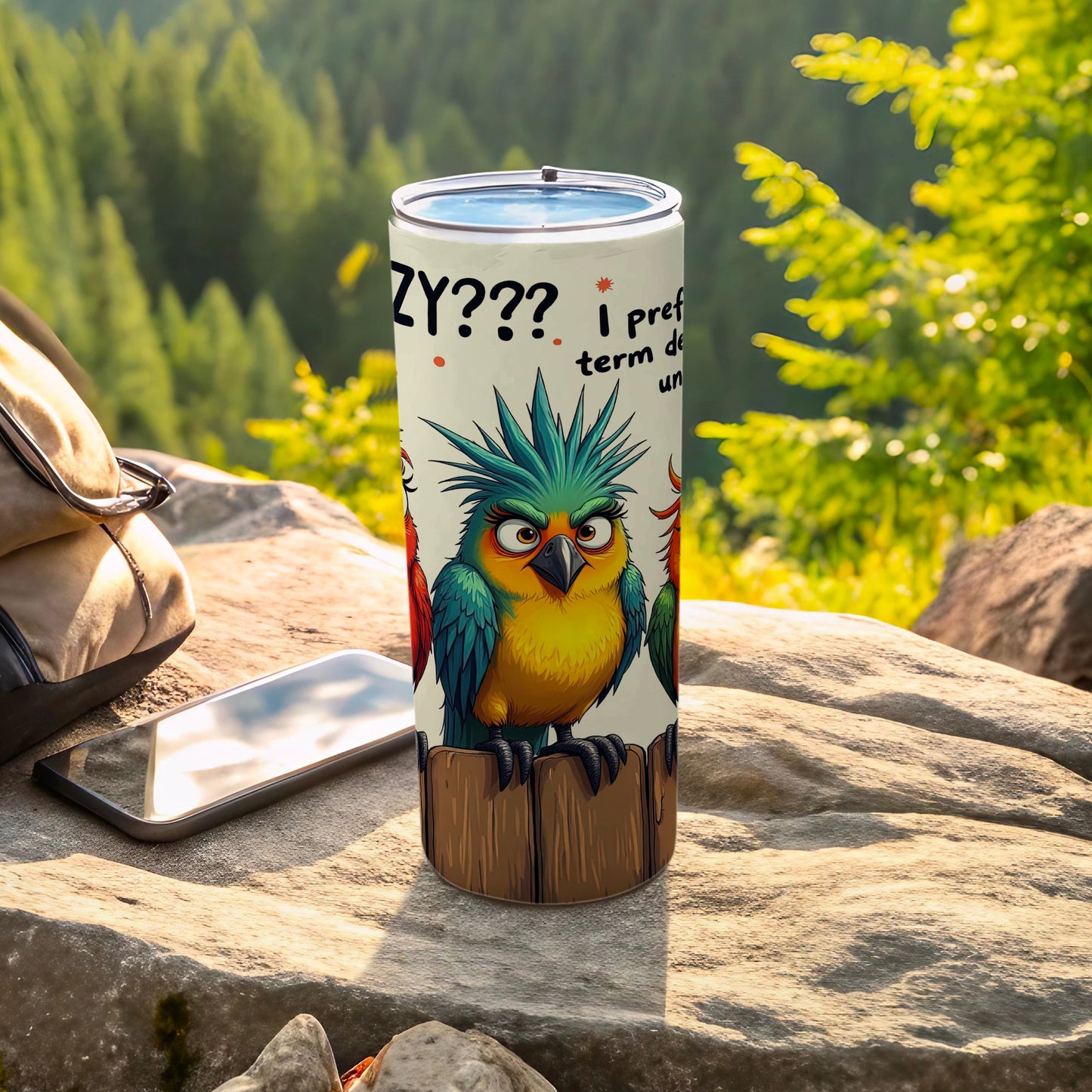 ZY??? Cartoon Parrot Design Tumbler product type