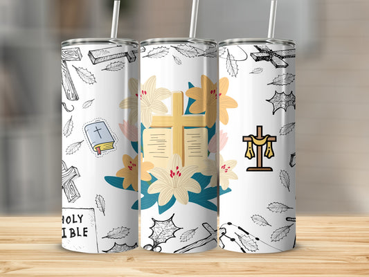 Religious Theme Insulated Stainless Steel Tumbler Cup