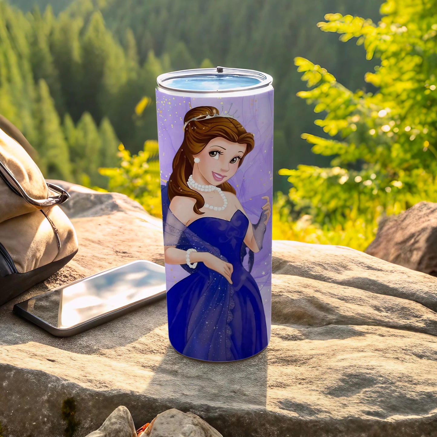 Elegant Princess Themed Stainless Steel Tumbler