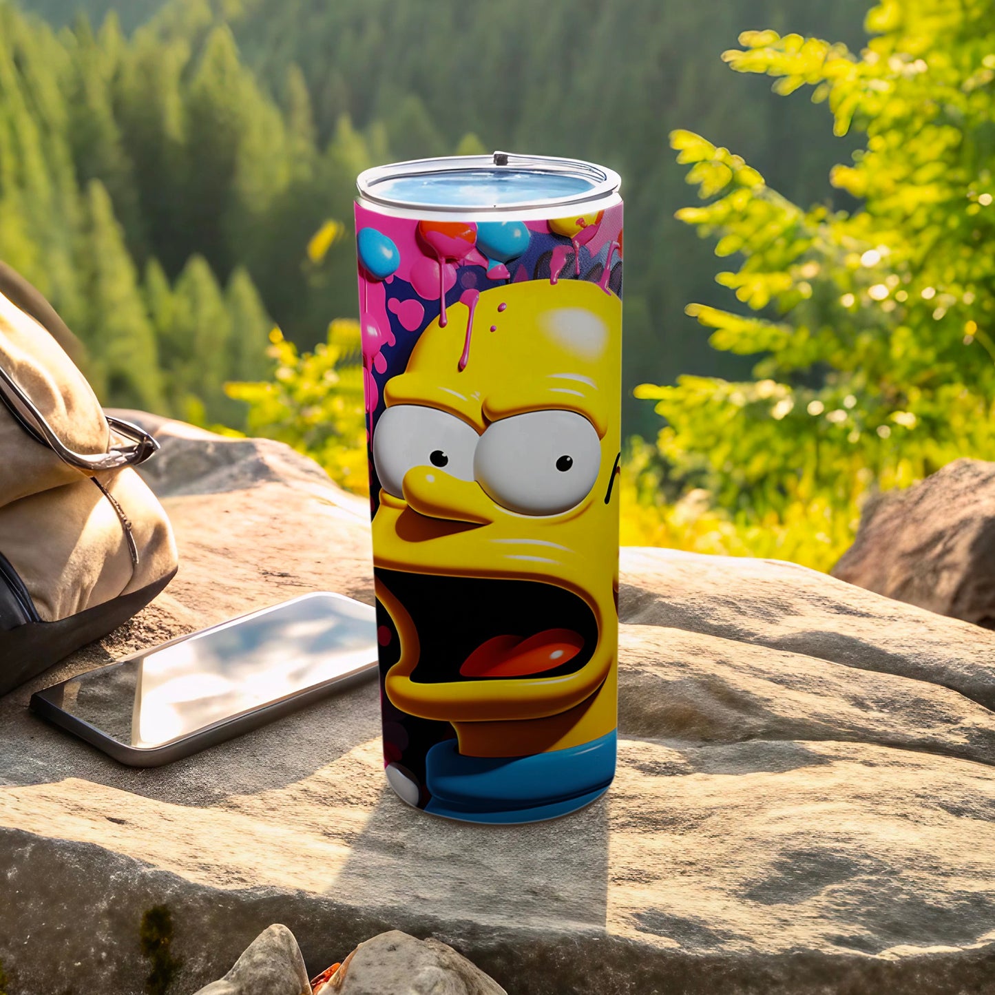 Colorful Cartoon Character Insulated Tumbler Flask