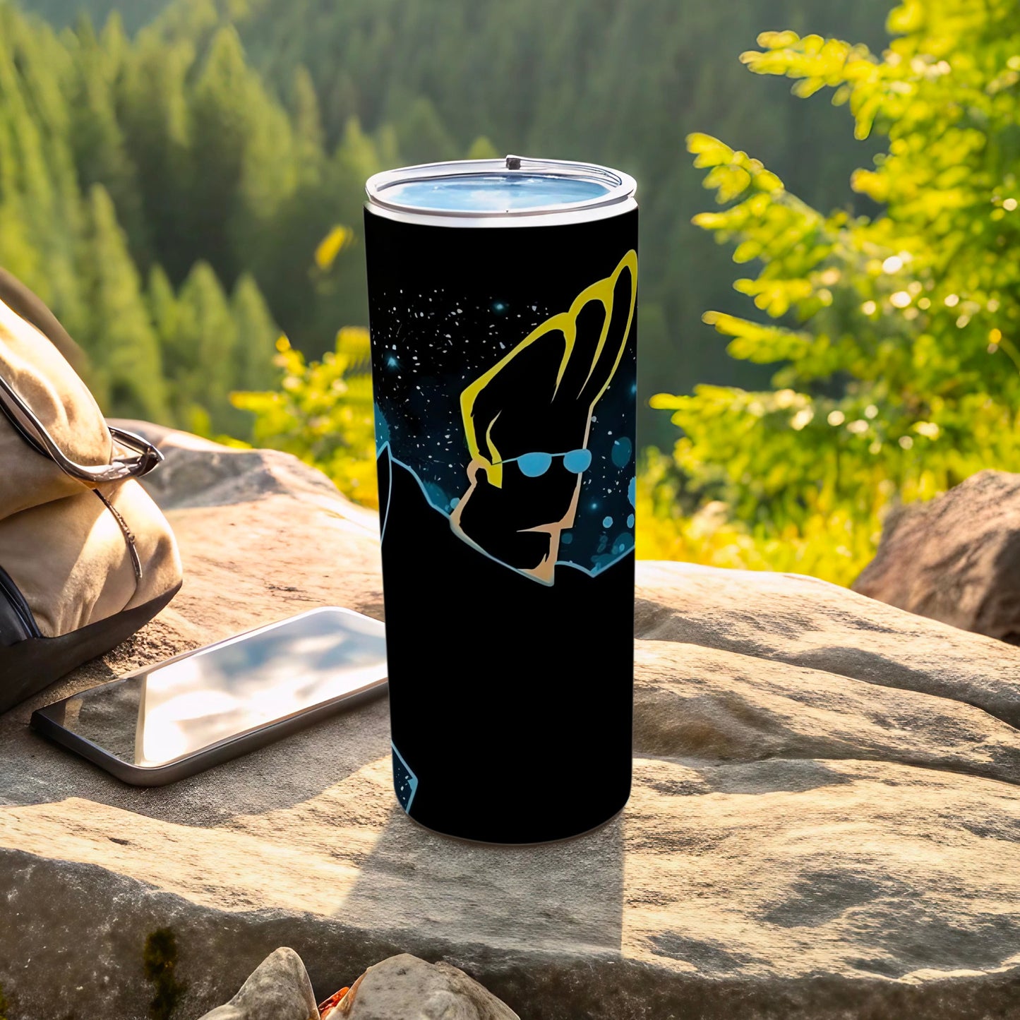 Cool Retro Cartoon Style Travel Mug for Outdoors