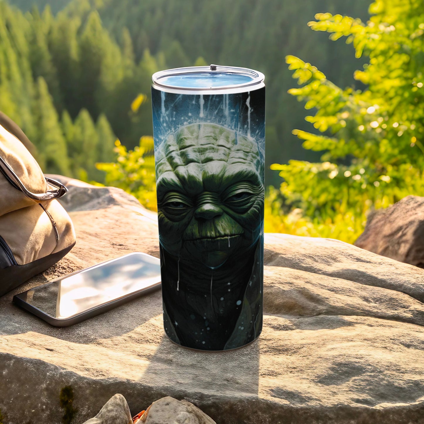 Yoda master character illustration beverage container product type