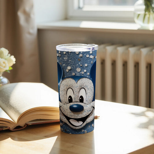 Cheerful Cartoon Character Print Insulated Tumbler