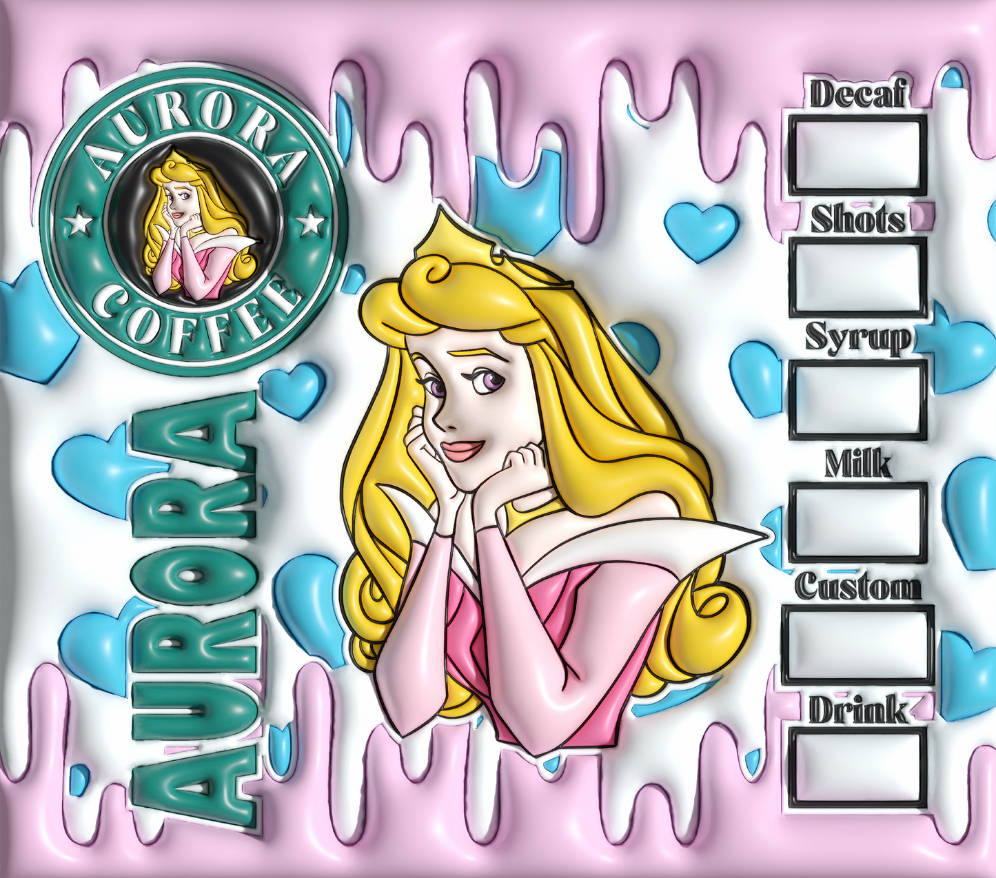 Aurora Princess Coffee tumbler