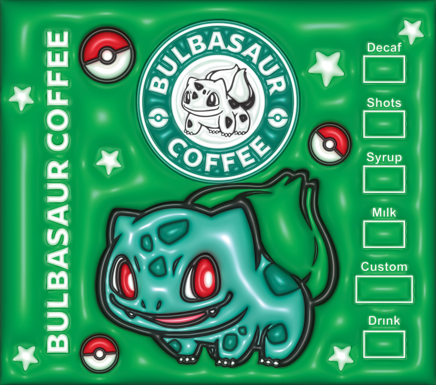 Bulbasaur Pokemon Coffee tumbler