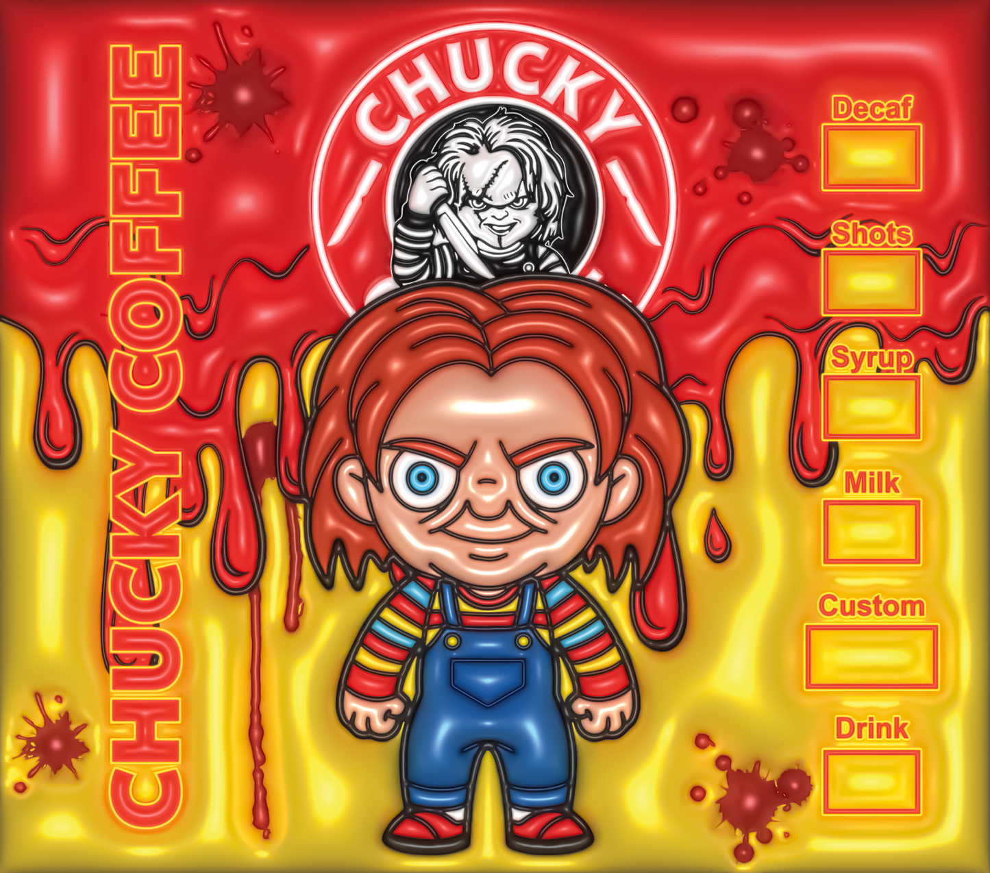 Chucky Starbucks Coffee tumbler