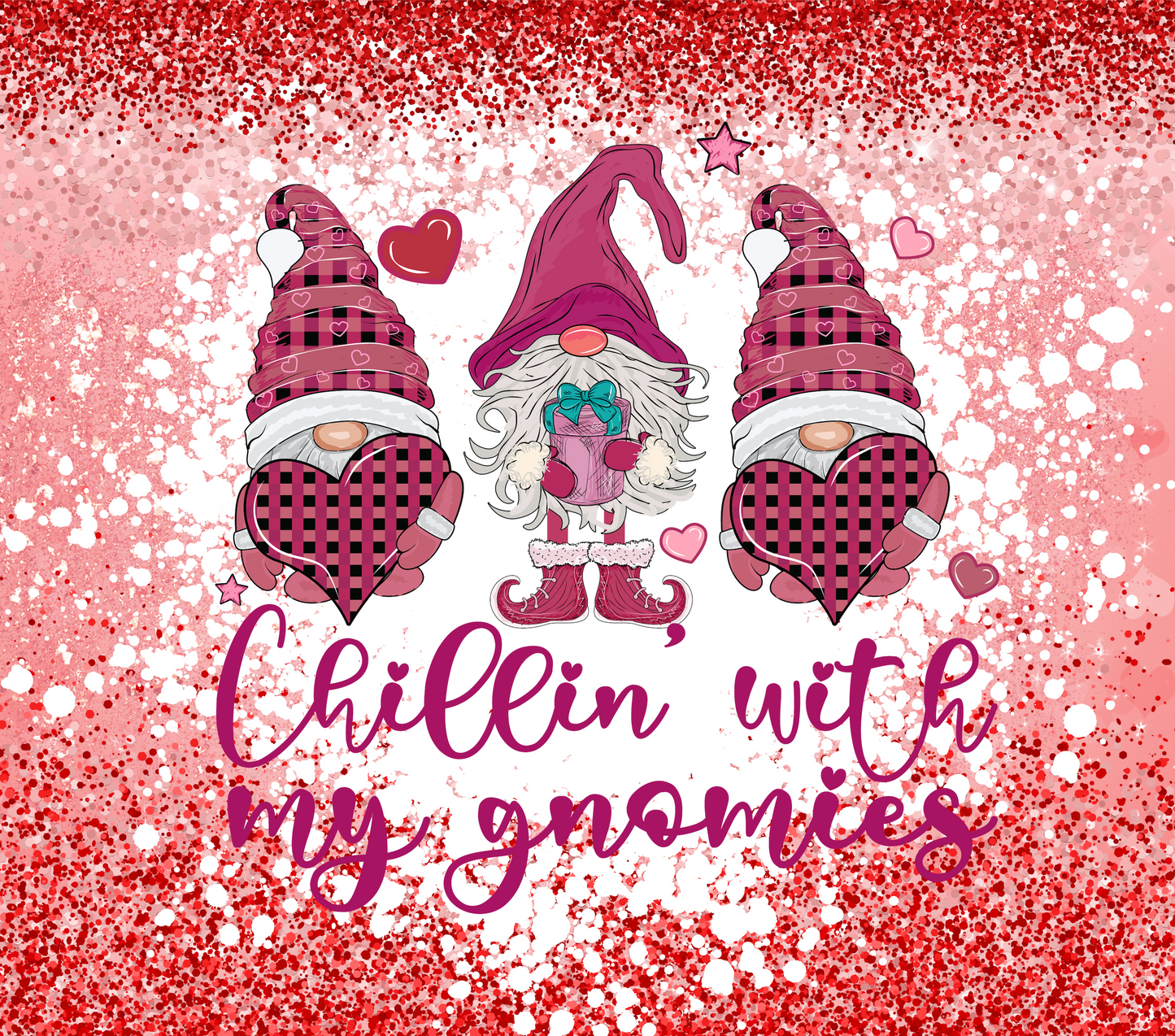 Gnome Valentine's Chillin with My Gnomies