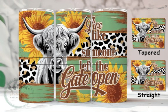 Live Like Someone Left the Gate Open Tumbler