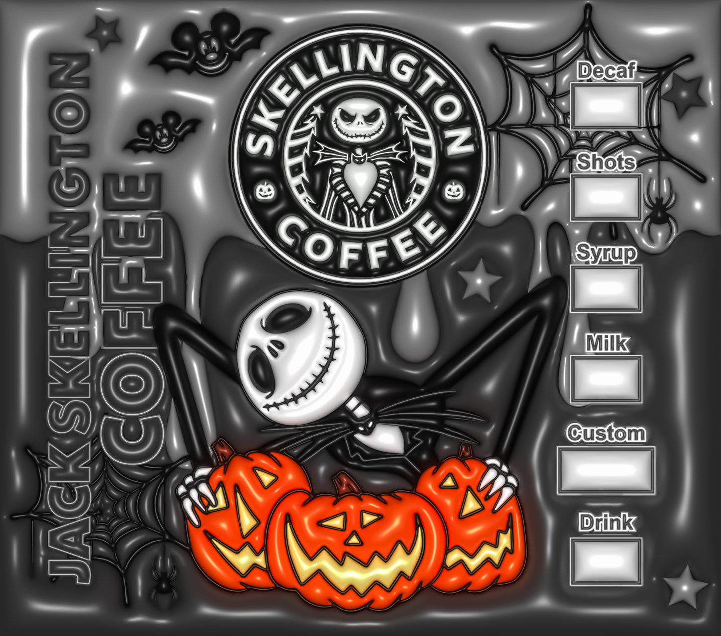 Jack Skellington Starbucks tumbler