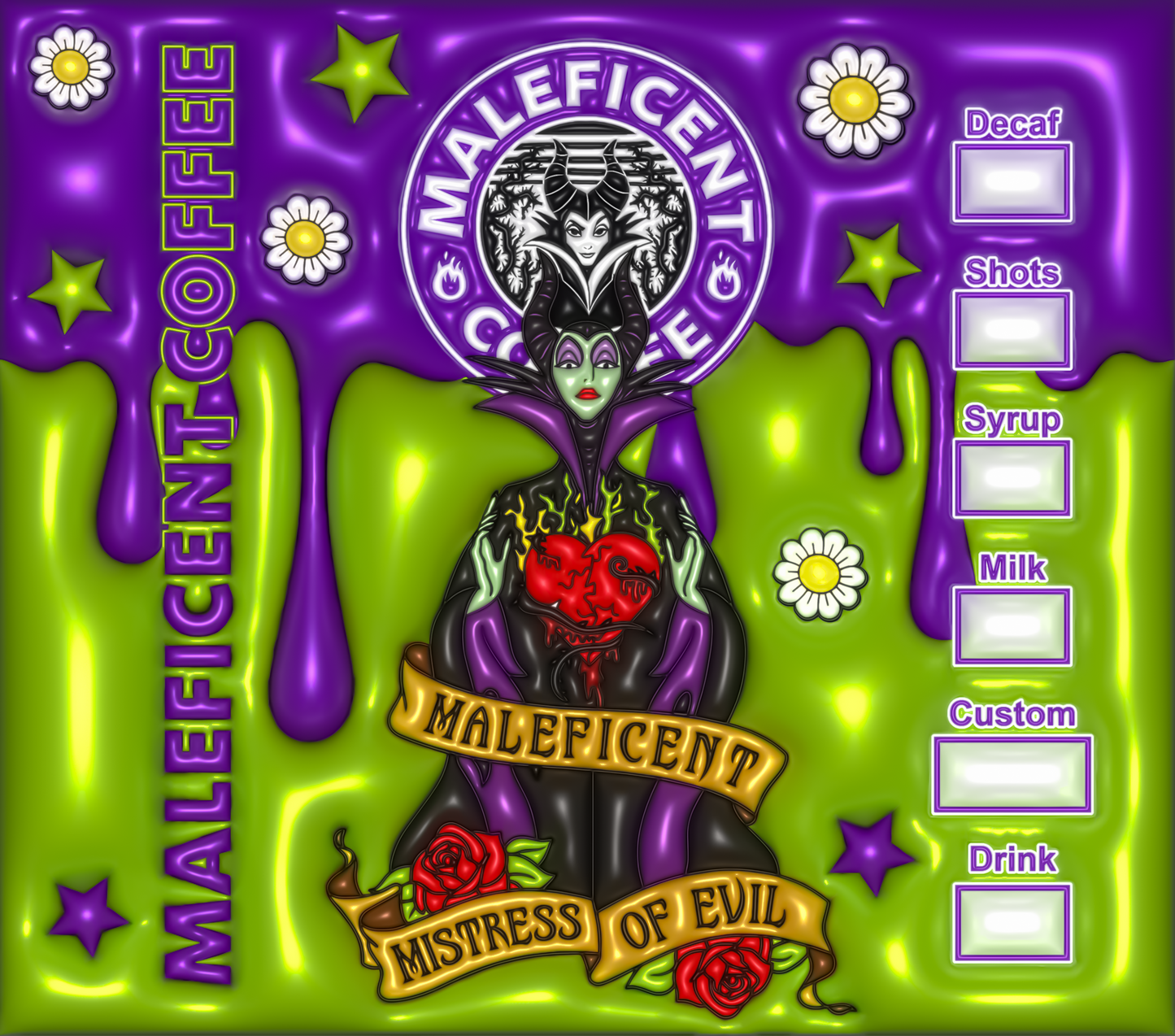 Maleficent Starbucks tumbler coffee