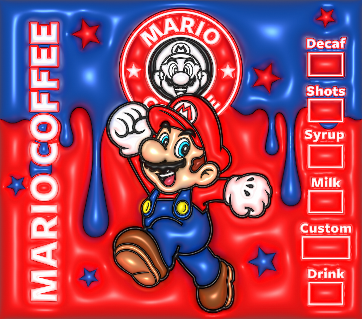 Mario Coffee Starbucks Tumbler