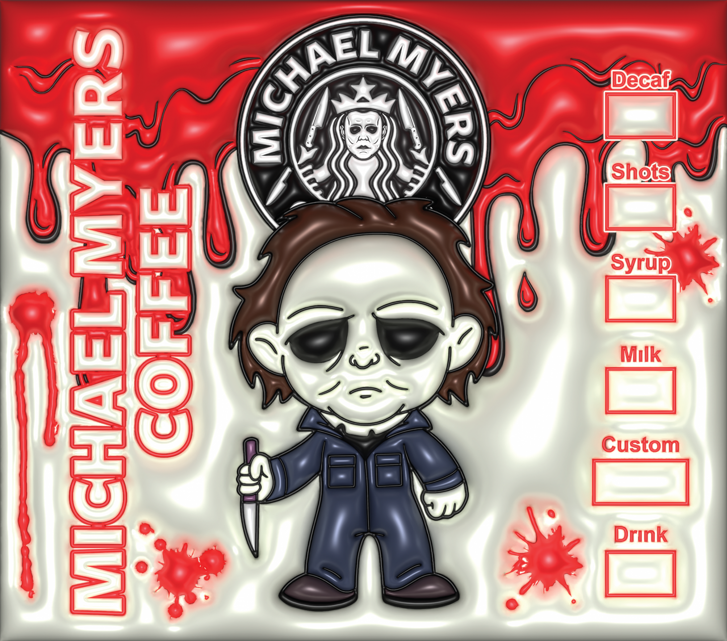 Michael Myers Starbucks Coffee tumbler