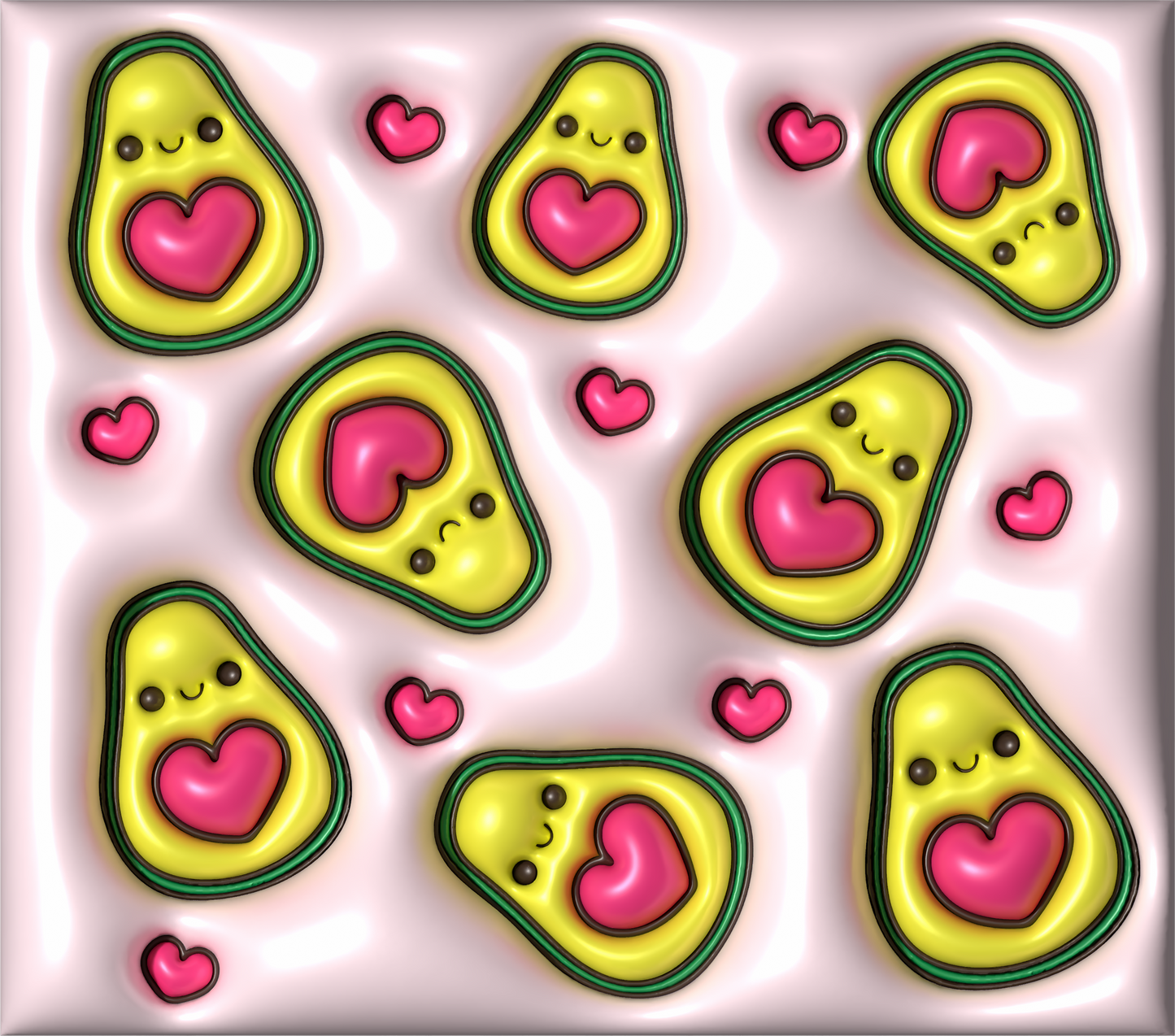 Avocados 3D Puff