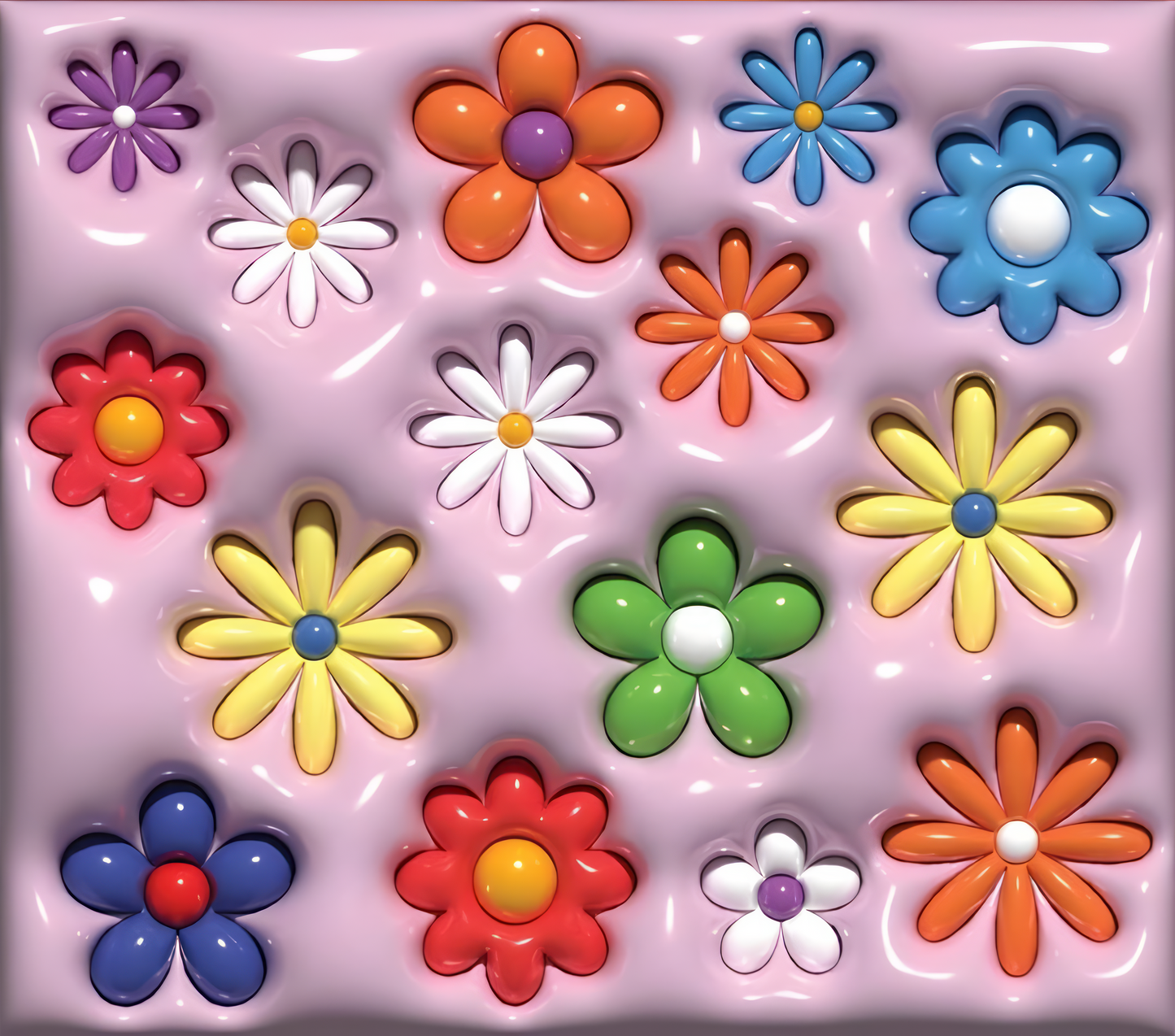 Colorful Daisies