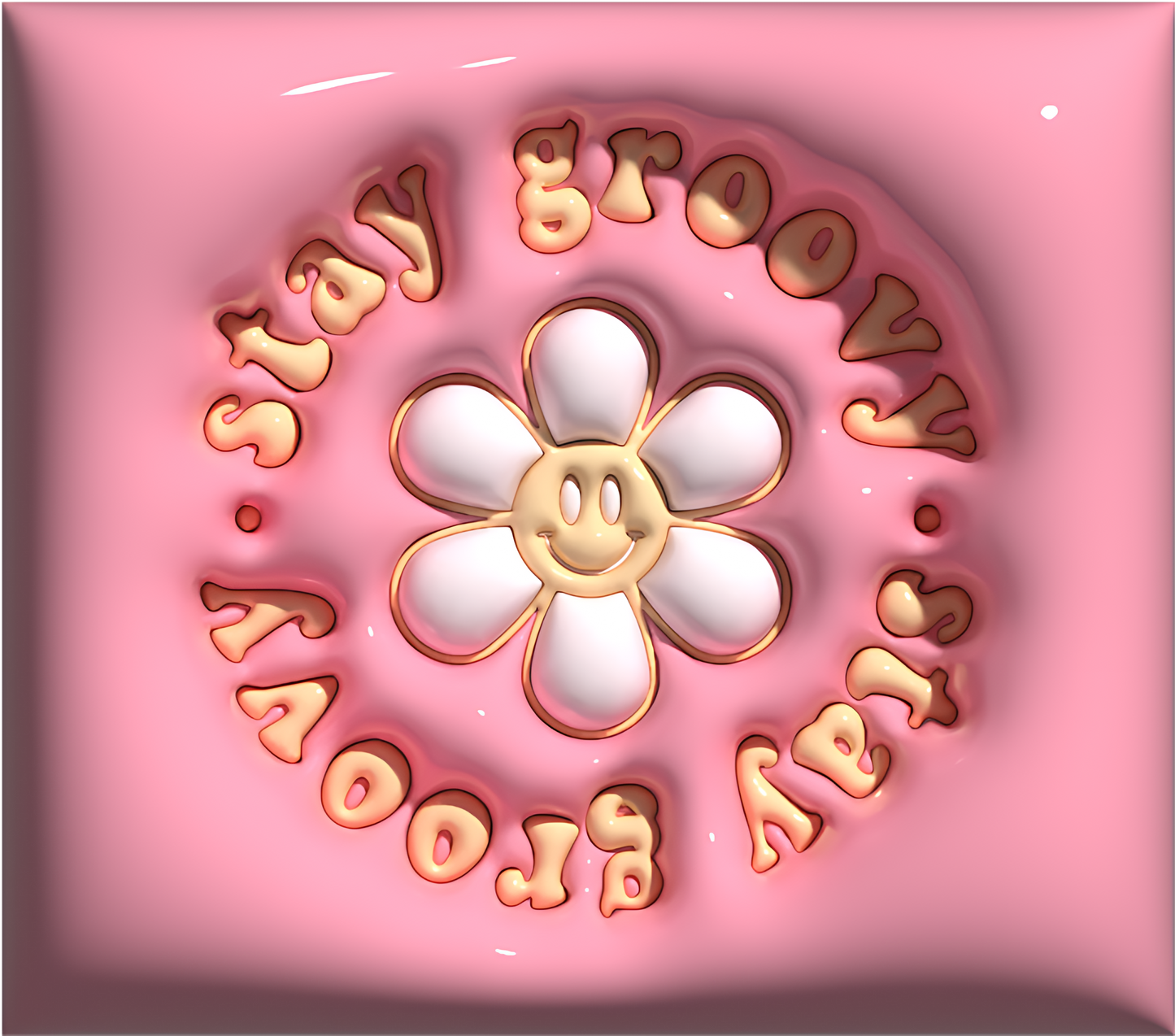 Stay Groovy Daisy Tumbler
