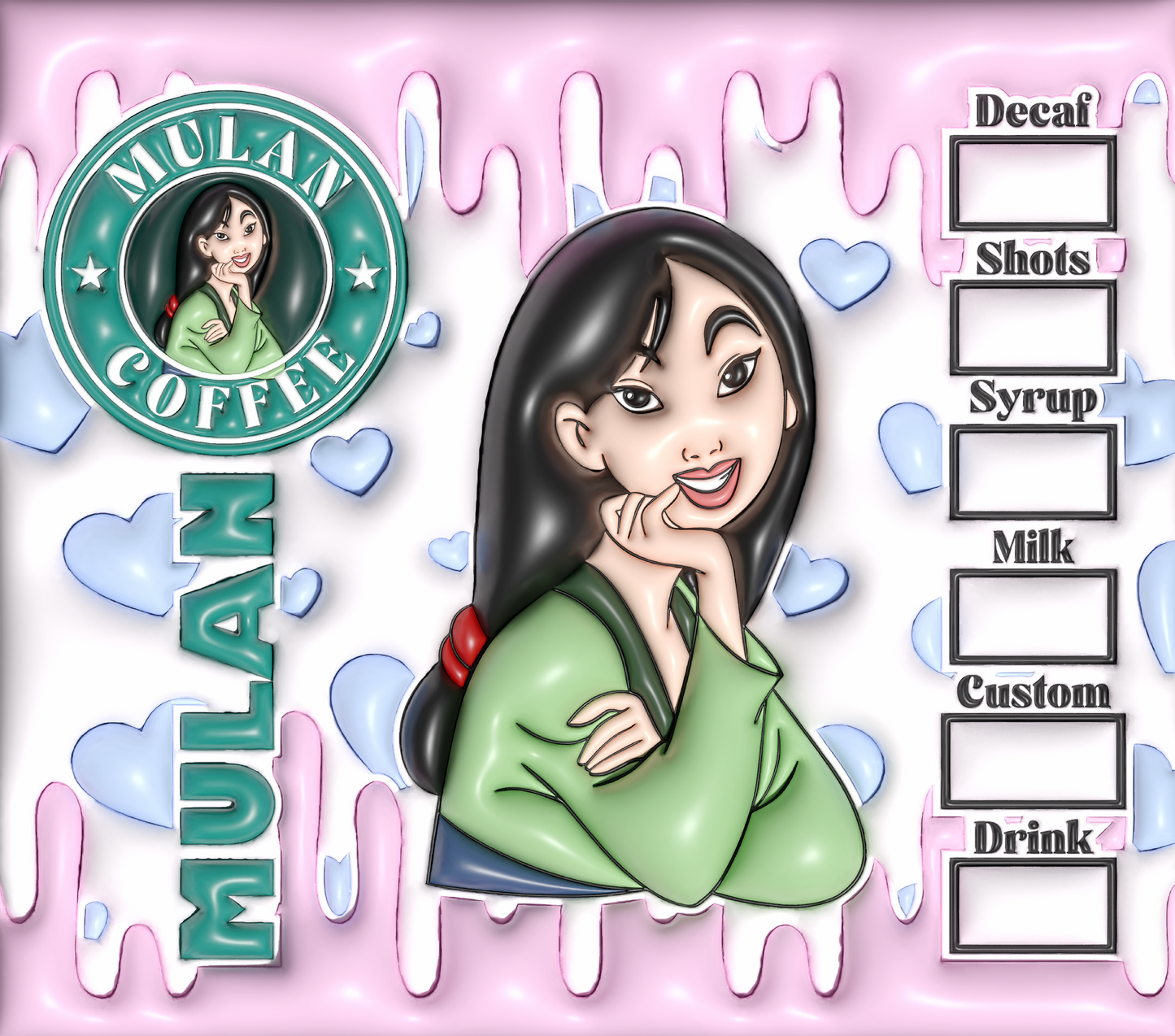 Mulan Coffee Starbucks tumbler