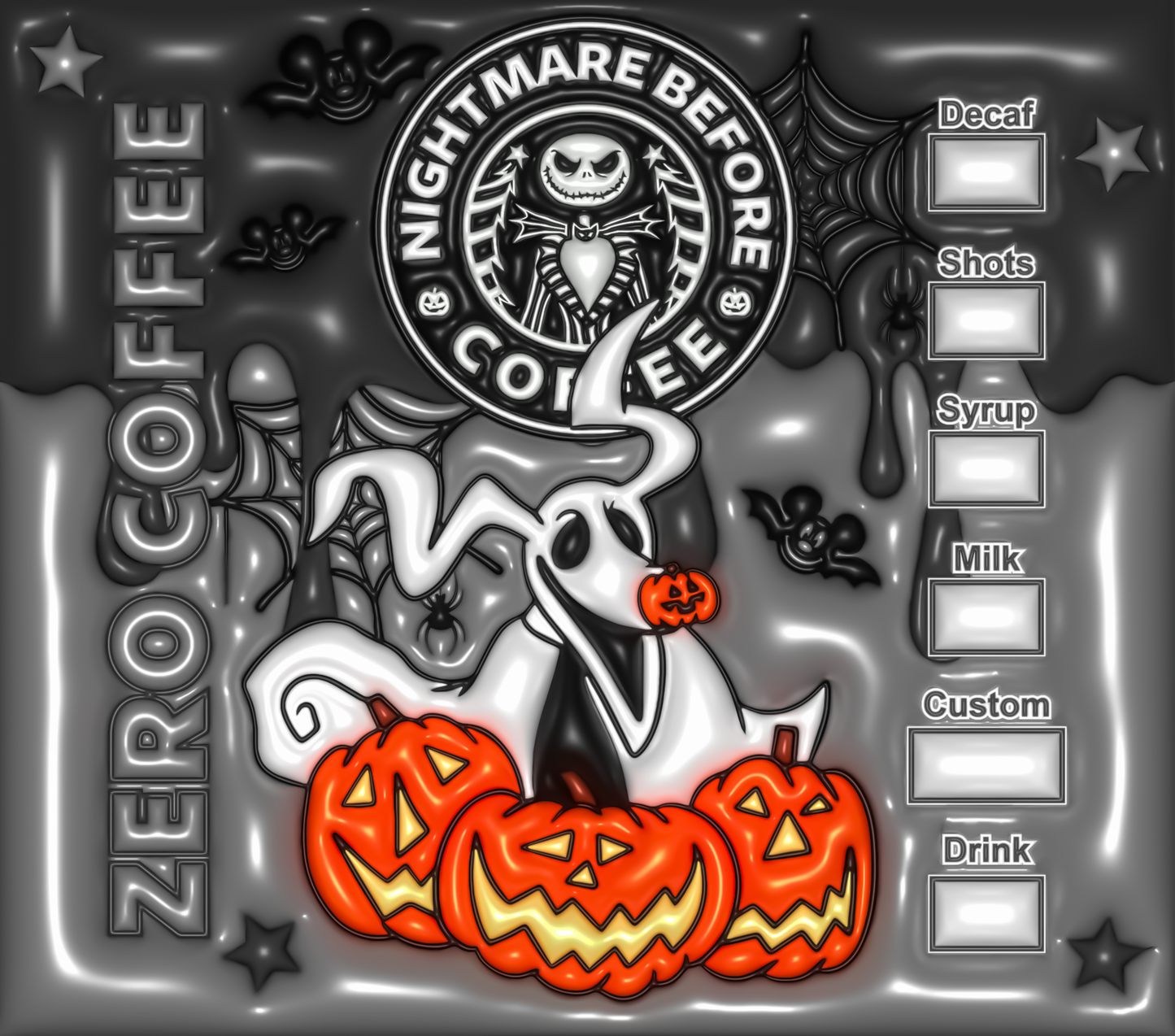 Zero Coffee Starbucks tumbler