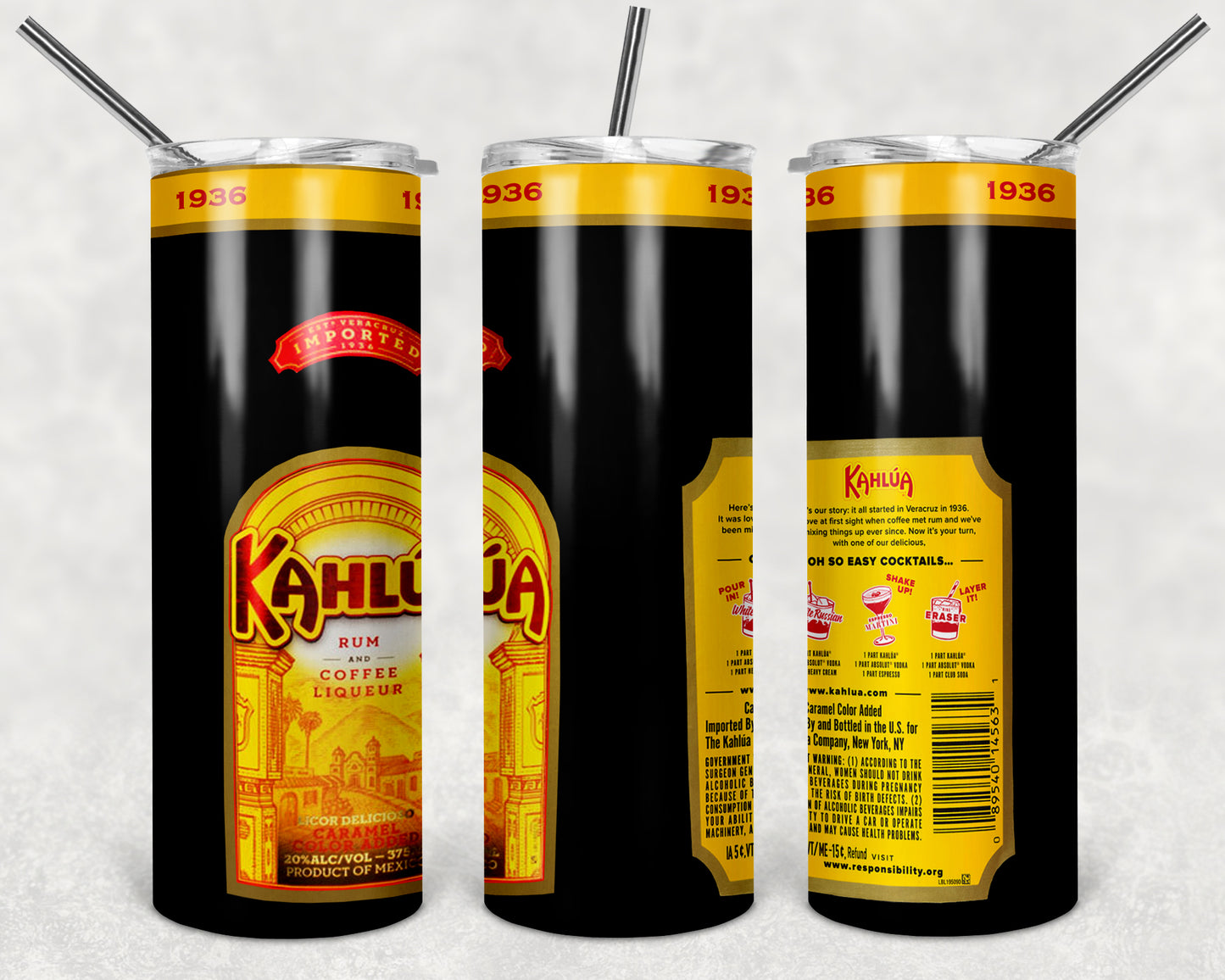 Kahlua Bottle tumbler