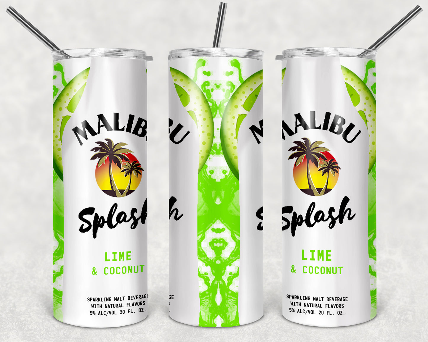 Malibu Splash Lime and Coconut tumbler