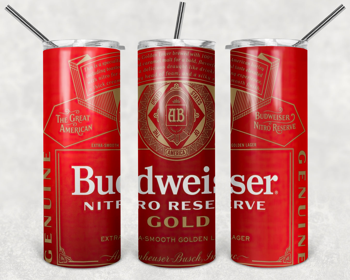 Budweiser 20 ounce Tumbler Nitro Reserve