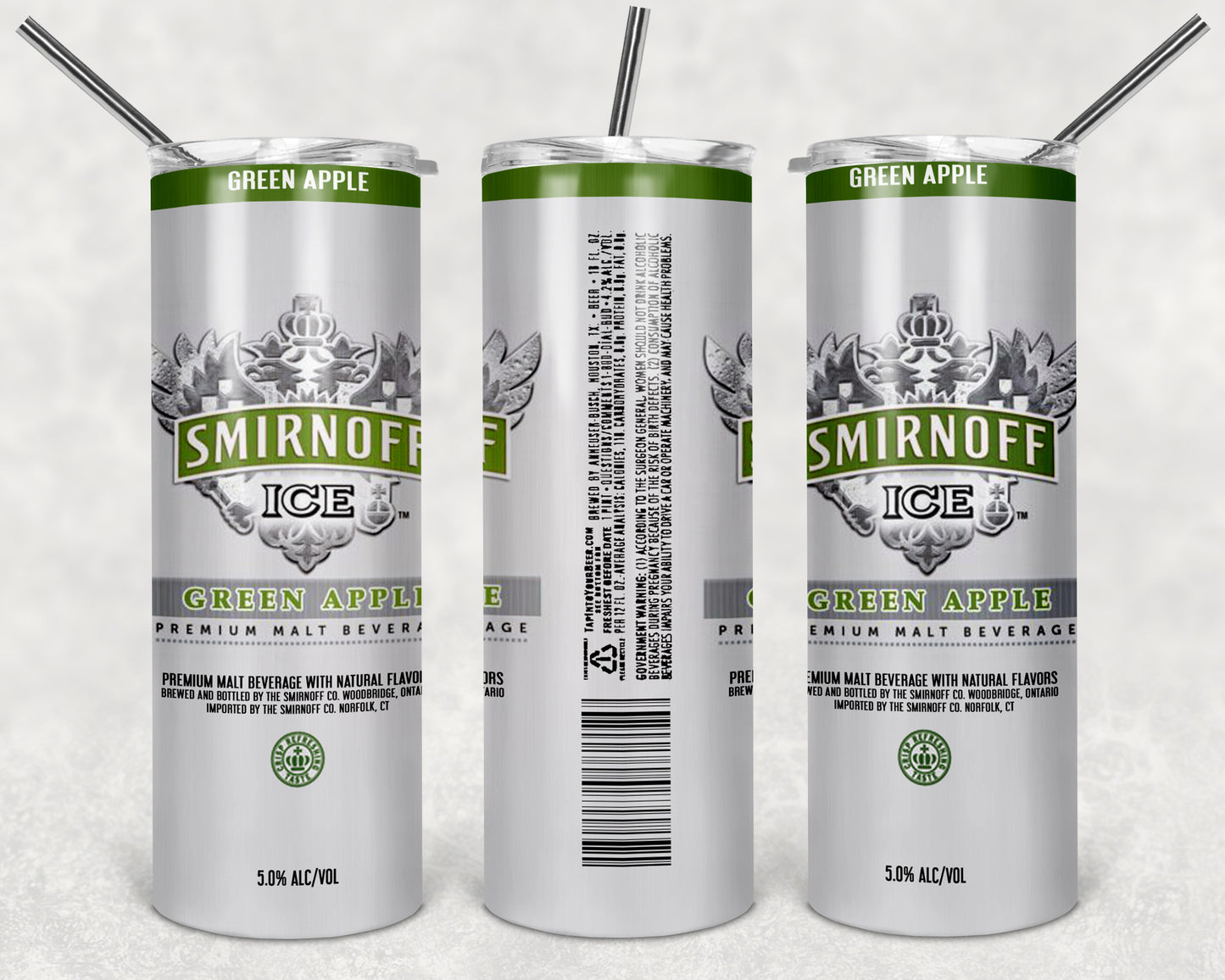 Smirnoff Ice Green Apple Tumbler