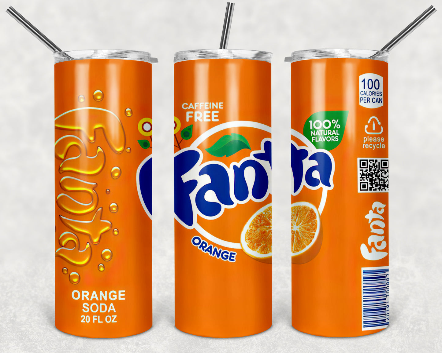 Fanta Orange Soda Tumbler