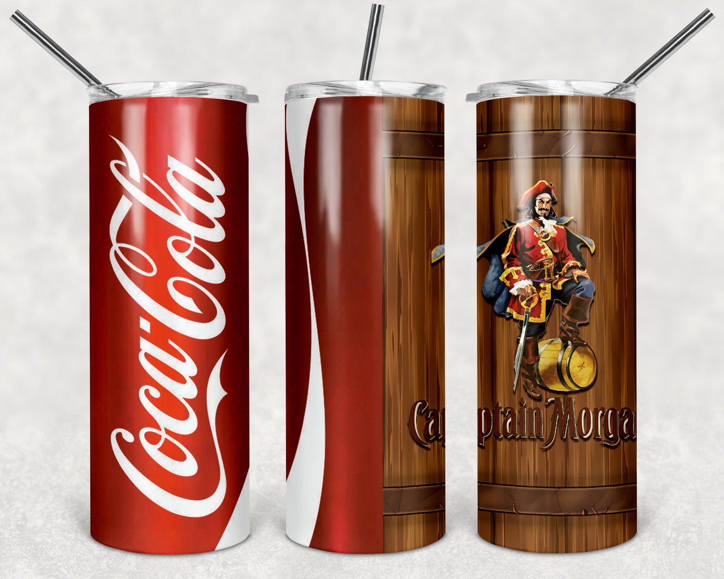 Captain Morgan and Coca Cola Tumbler