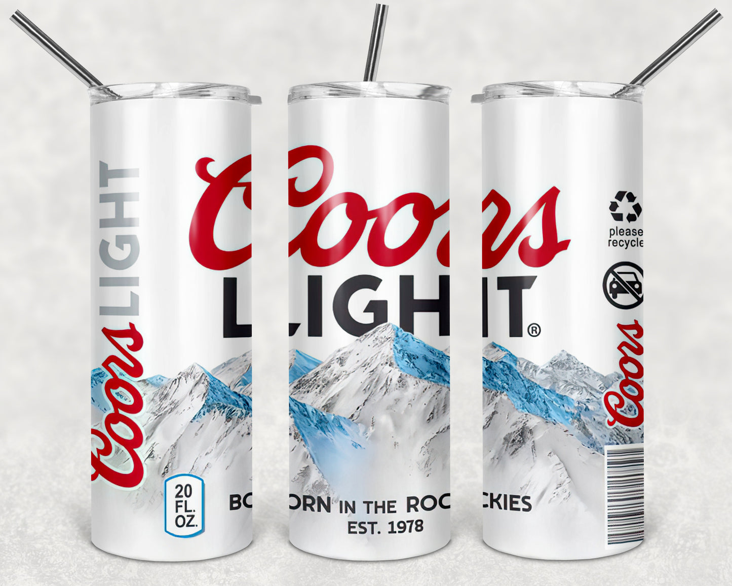 Coors Light tumbler