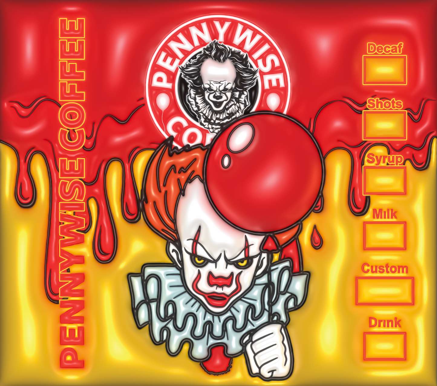 Pennywise Coffee Starbucks tumbler