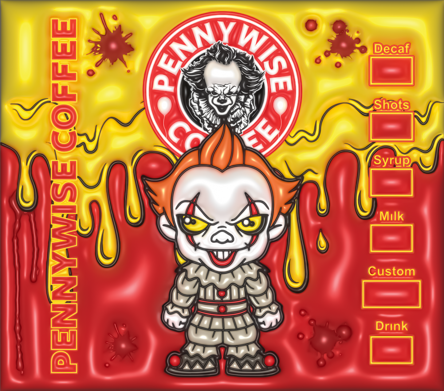 Pennywise Starbucks Coffee tumbler