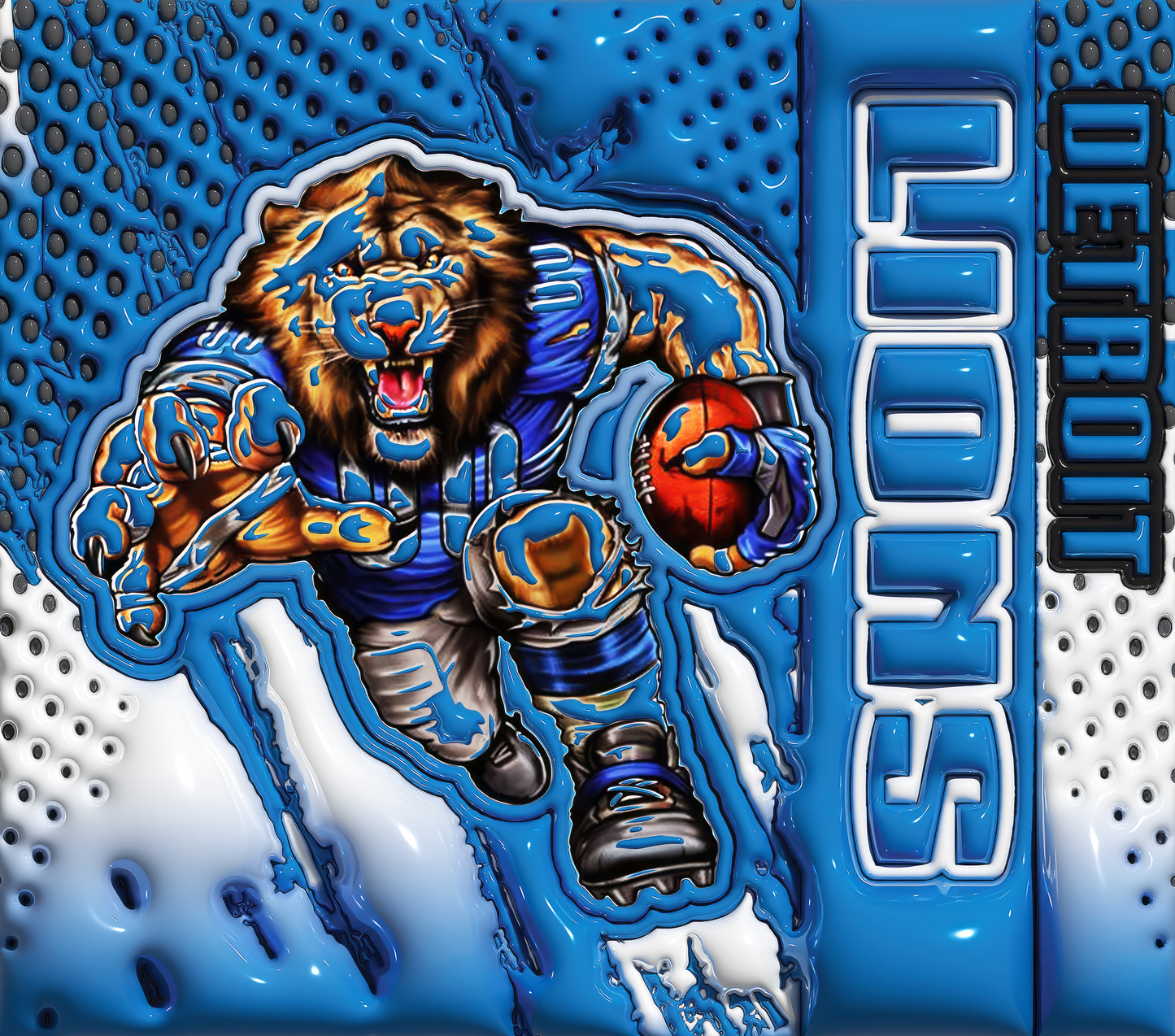 Detroit Lions tumbler