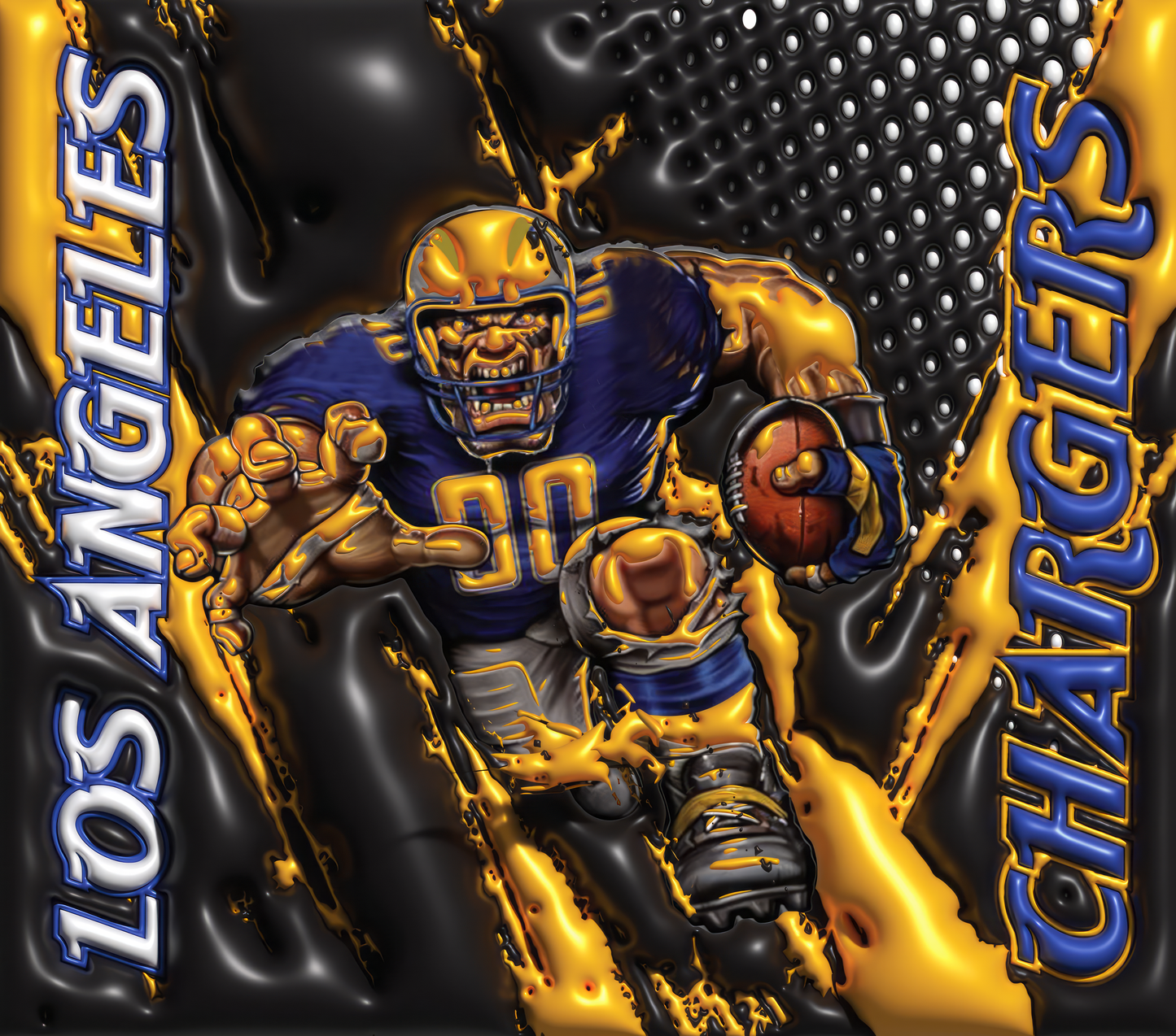 Los Angeles Chargers tumbler