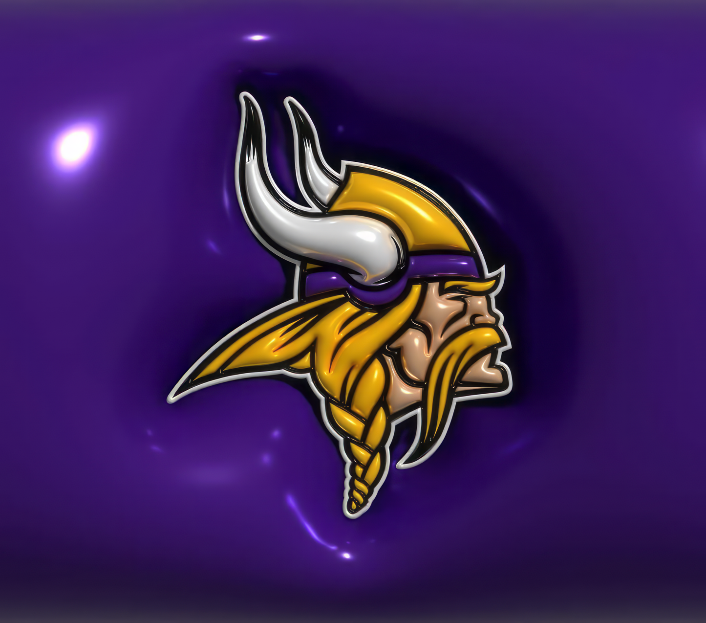 3D Vikings tumbler