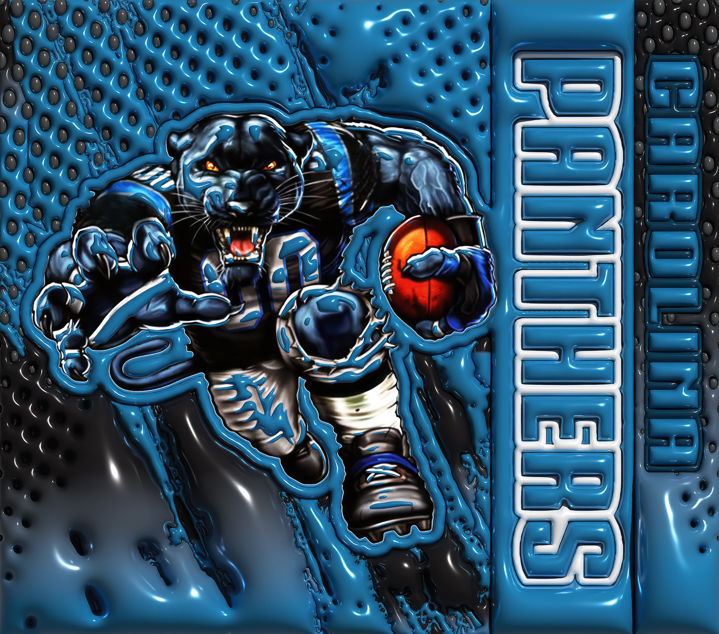 Carolina Panthers tumbler