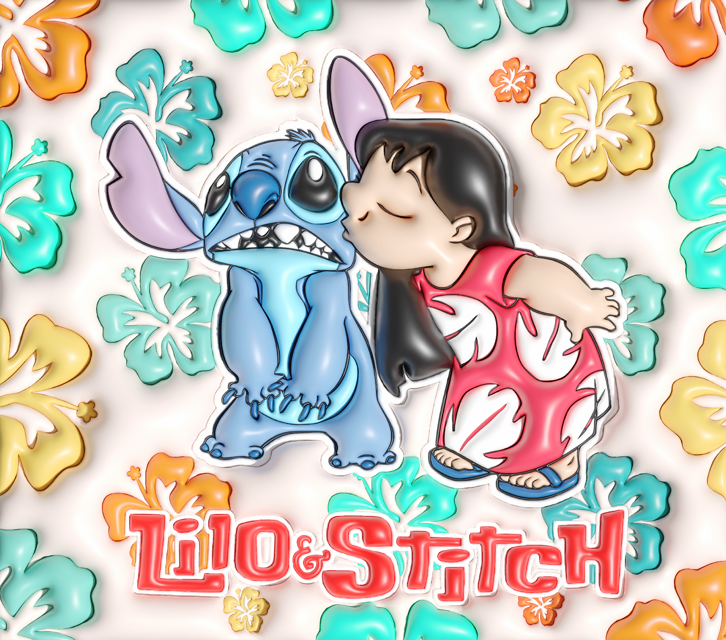 Lilo and Stitch 3D Inflated tumbler