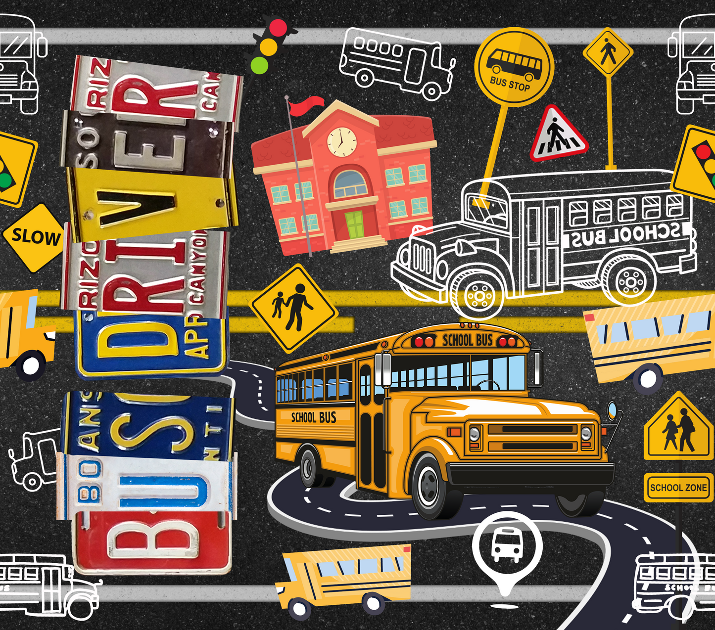 Bus Driver Tumbler