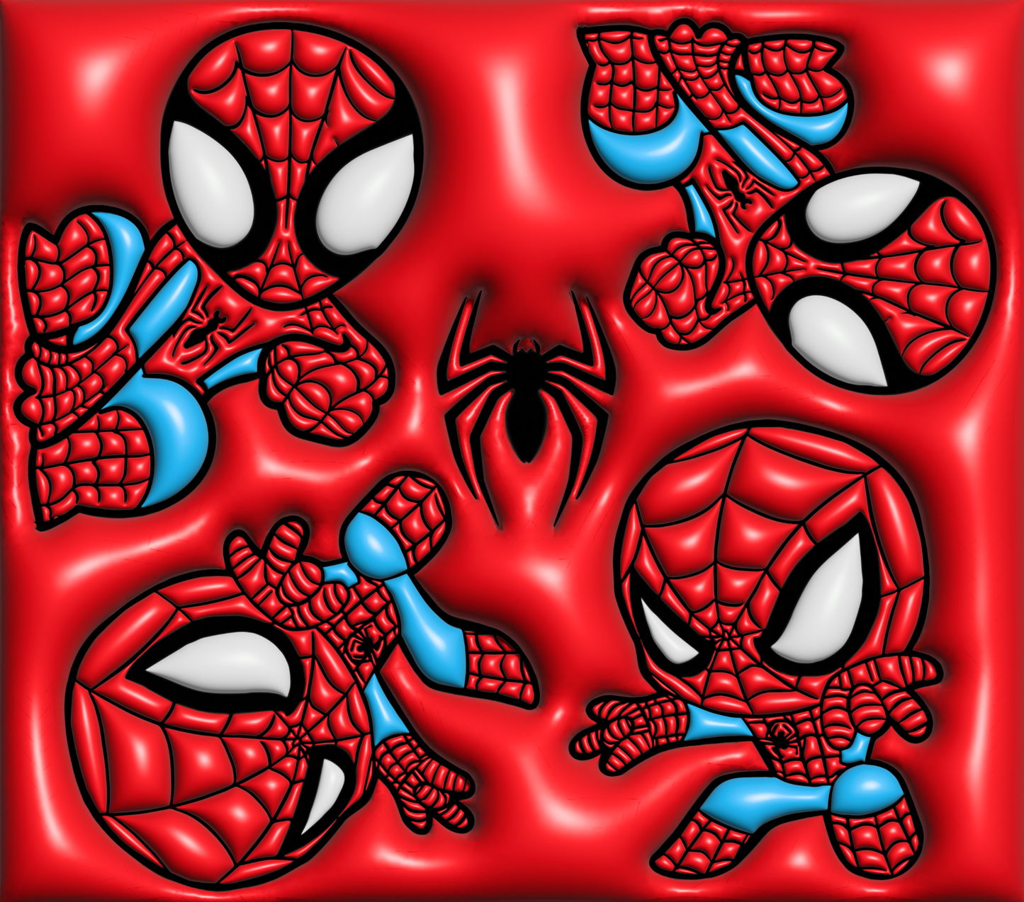3D Spiderman tumbler