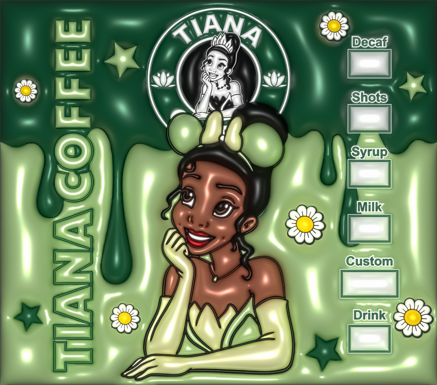 Tiana Starbucks Coffee tumbler