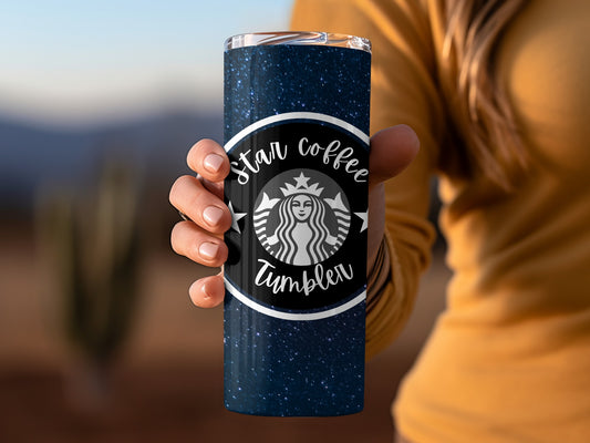 Star Coffee Tumbler with Logo Design Ideal Gift