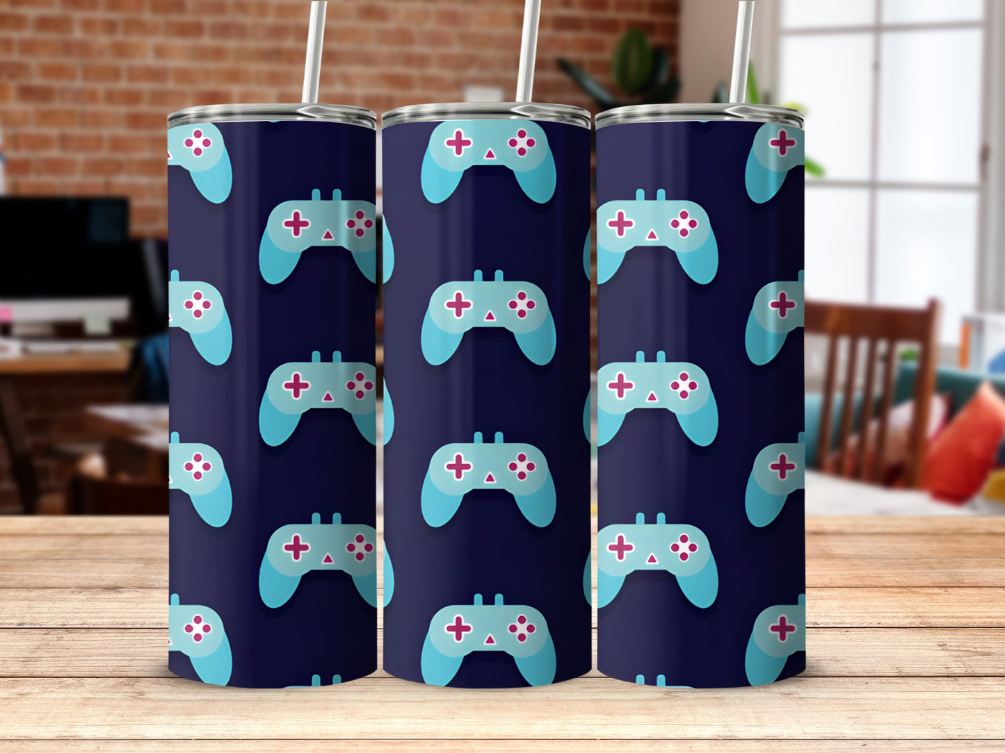 Cute Game Controller Design Pattern Tumbler product