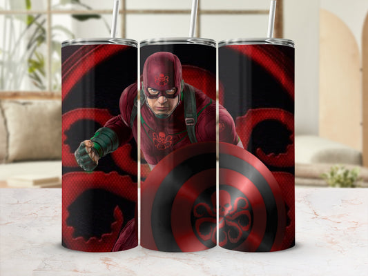 Red Skull Hydra Shield Character Design Tumbler product type