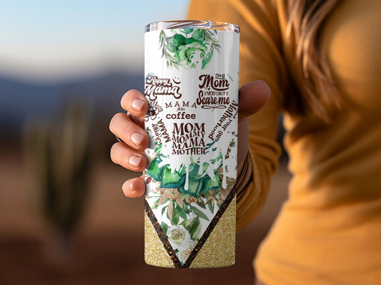 Happy Mama Mom Mother Travel Coffee Mug Tumbler Cup